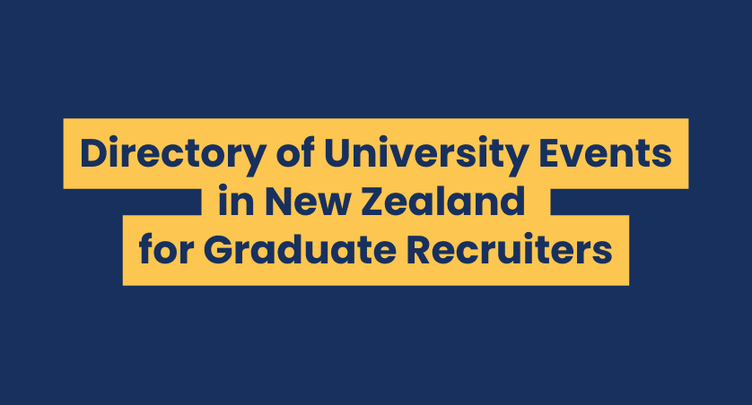 Directory of University Events in New Zealand for Graduate Recruiters