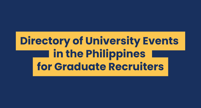 Directory of University Events in the Philippines for Graduate Recruiters