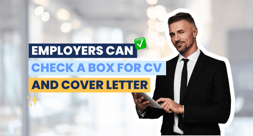 Dedicated checkboxes for CV & Cover Letter