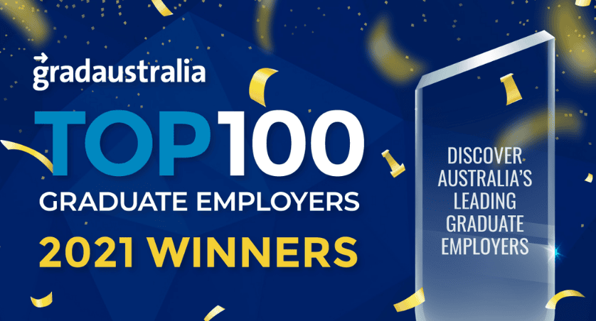 GradAustralia presents the Top 100 Graduate Employers of 2021!