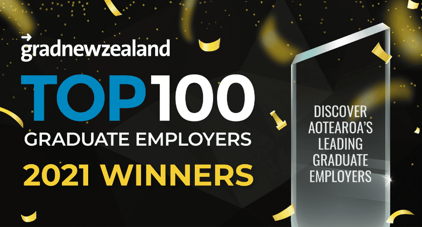 GradNewZealand presents the Top 100 Graduate Employers of 2021!